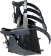 Bucket with Silage grapple 1.8mm to suit LX100
