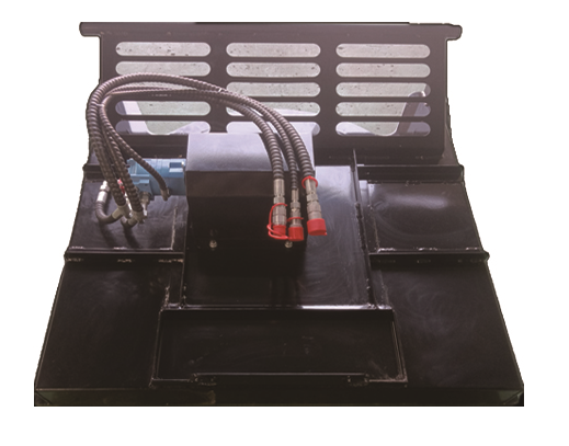 Single drum topping mower
