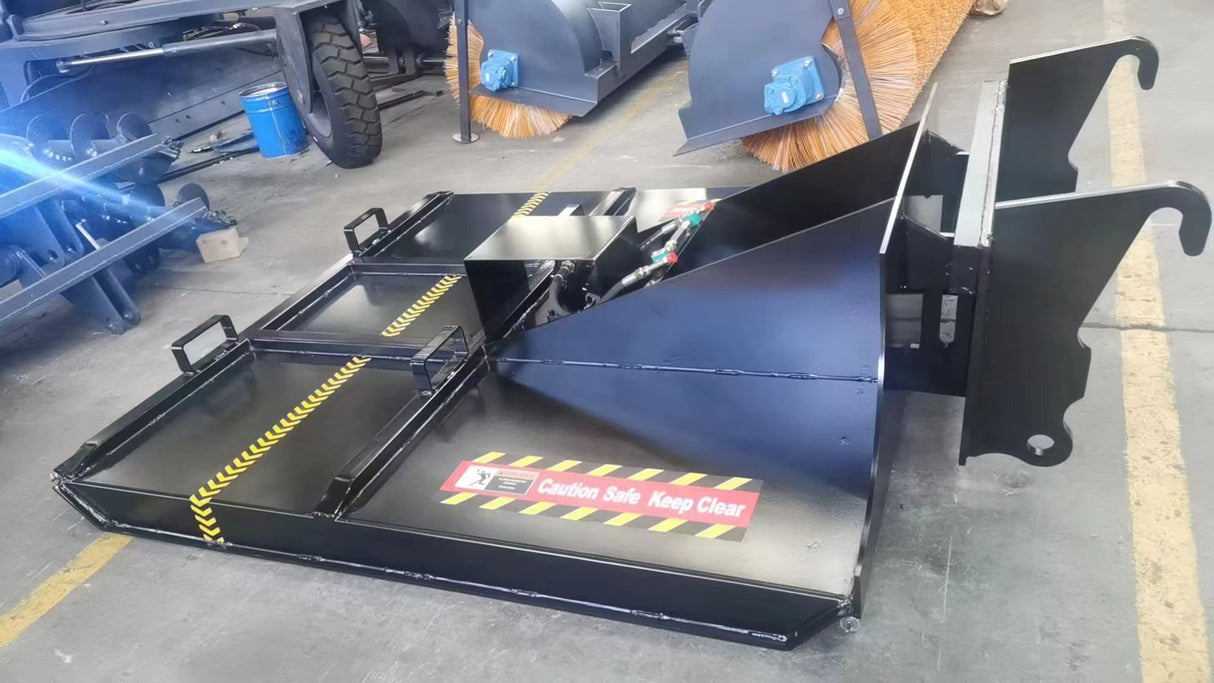 Single drum topping mower
