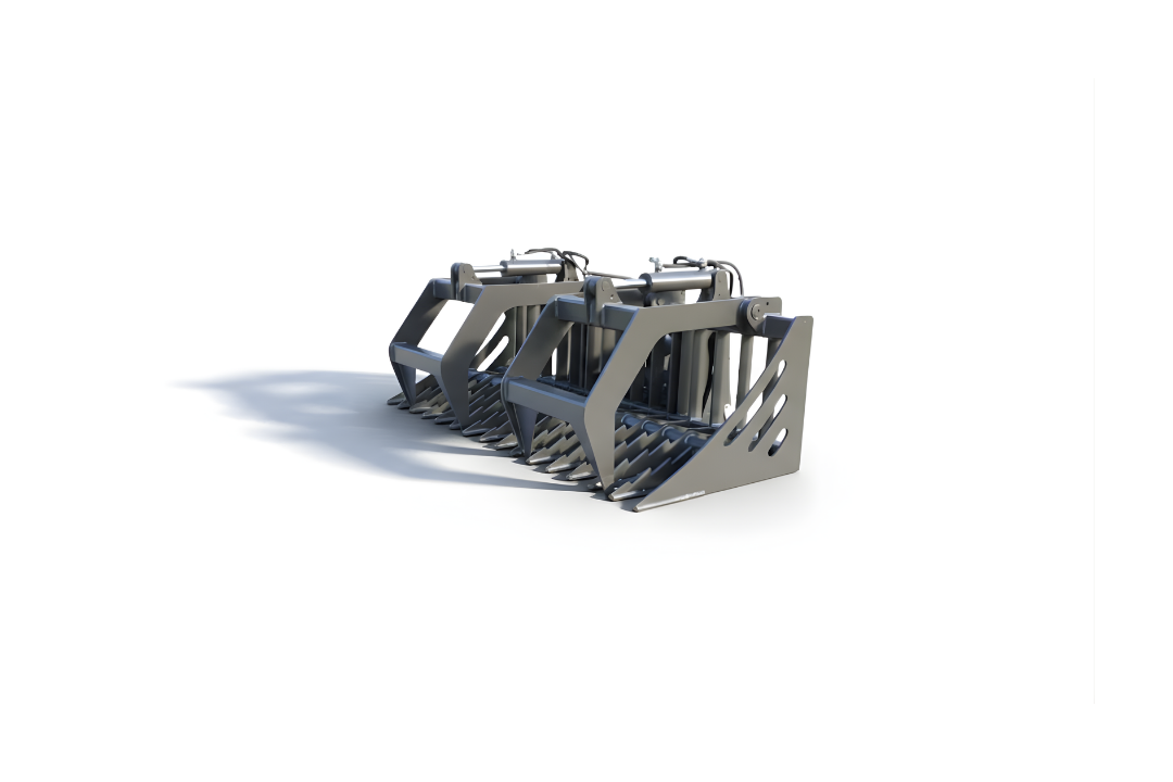 Stick bucket with grapple 1.6m (Custom built) to suit LX100