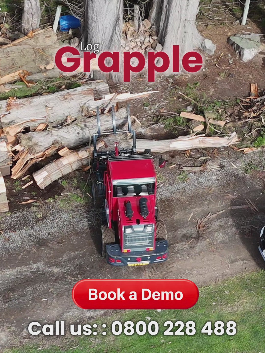 Log grapple to suit LX100 1.2m